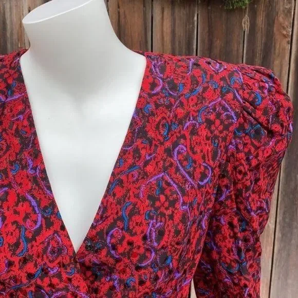 80s Peplum Raul Blanco Puff Sleeve Retro Jacket